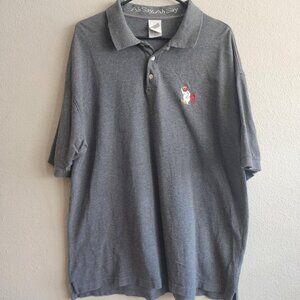 Vintage Foghorn Leghorn Shirt Mens XL Polo Looney Tunes Warner Bros 1999 90s